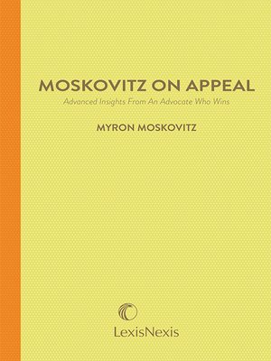 cover image of Moskovitz on Appeal
